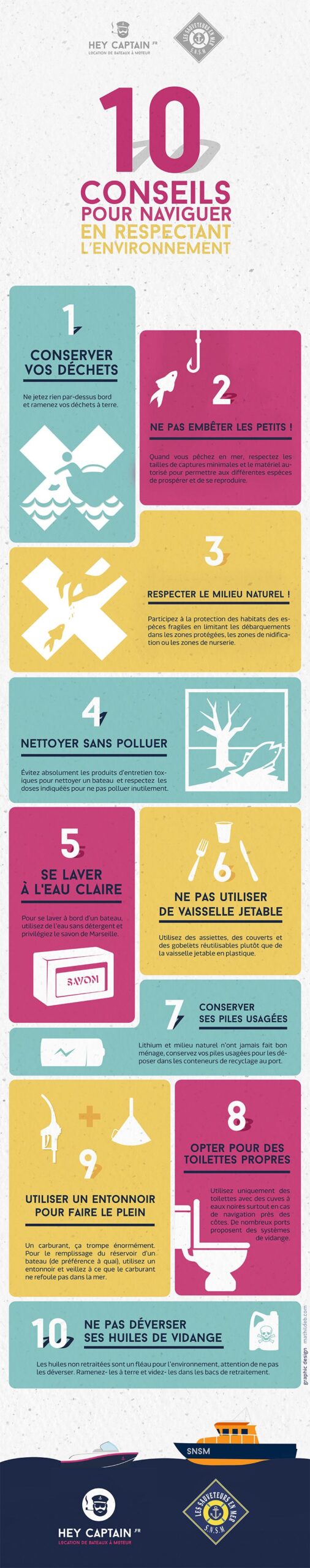 10 conseils pour naviguer en respectant l’environnement