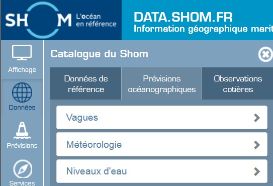 Les prévisions océanographiques du SHOM